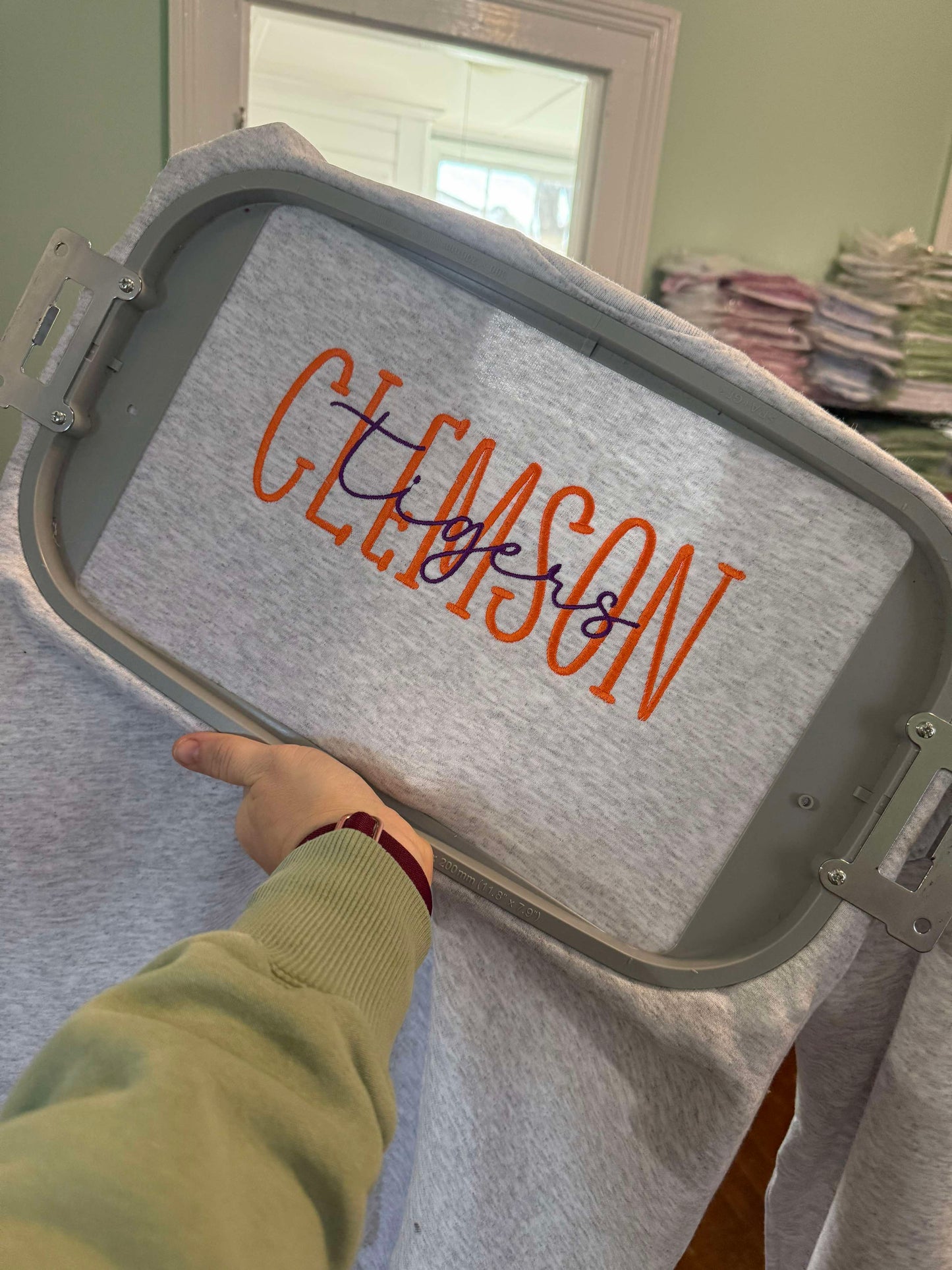 Carolina / Clemson Embroidered Sweatshirt