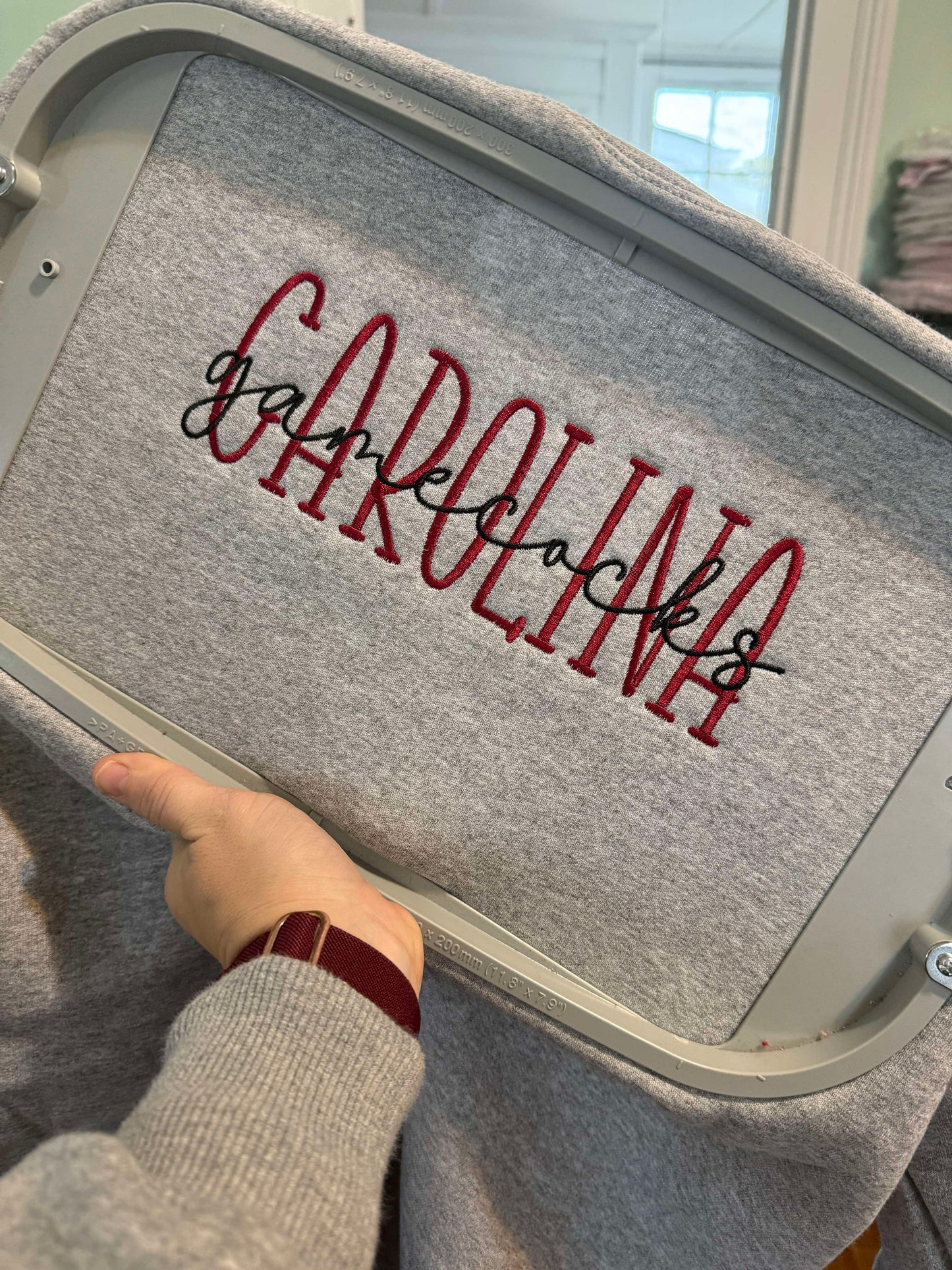 Carolina / Clemson Embroidered Sweatshirt