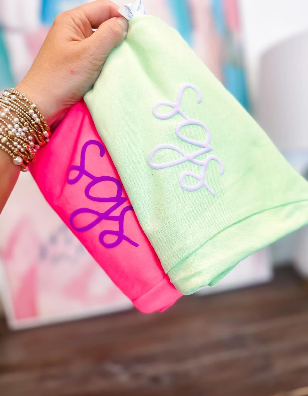 Lowercase Monogram Puff Tees