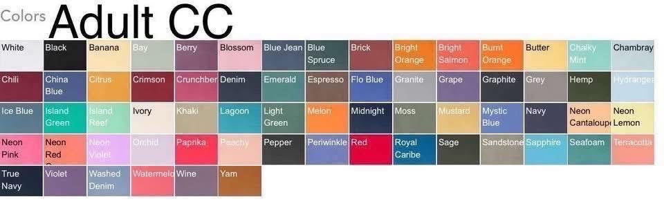 SEC/ACC on Comfort Colors