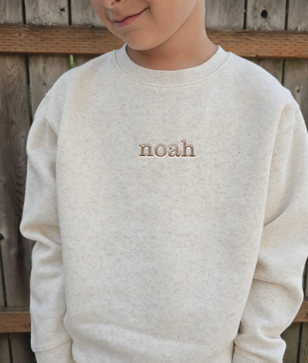 Toddler/Kid Monogrammed Sweatshirts