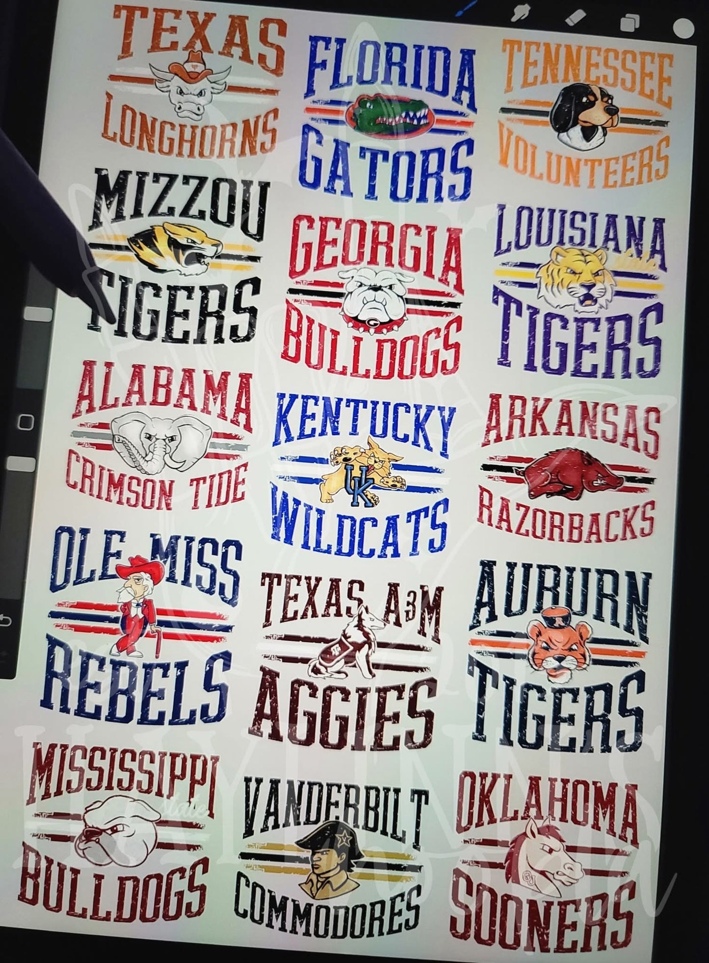 SEC/ACC on Basic Unisex Tee(Port & Co)
