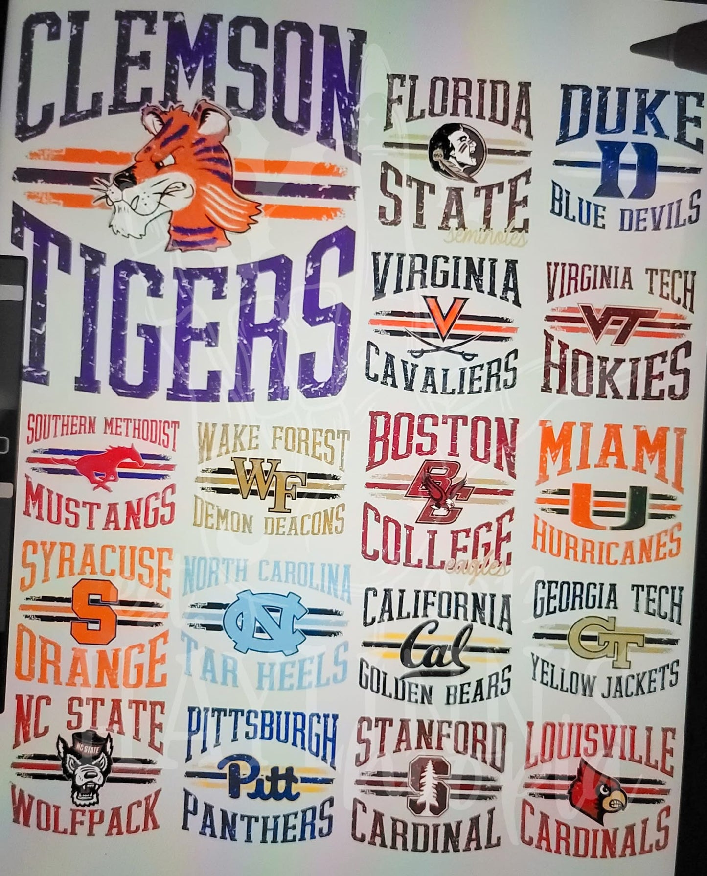 SEC/ACC on Basic Unisex Tee(Port & Co)