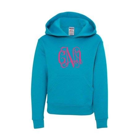 Youth Monogrammed Hoodies