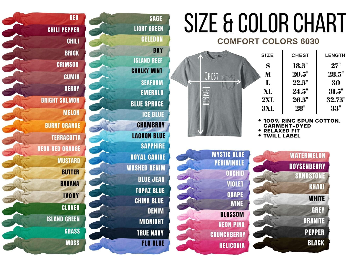 Puff Vinyl Comfort Colors Tee