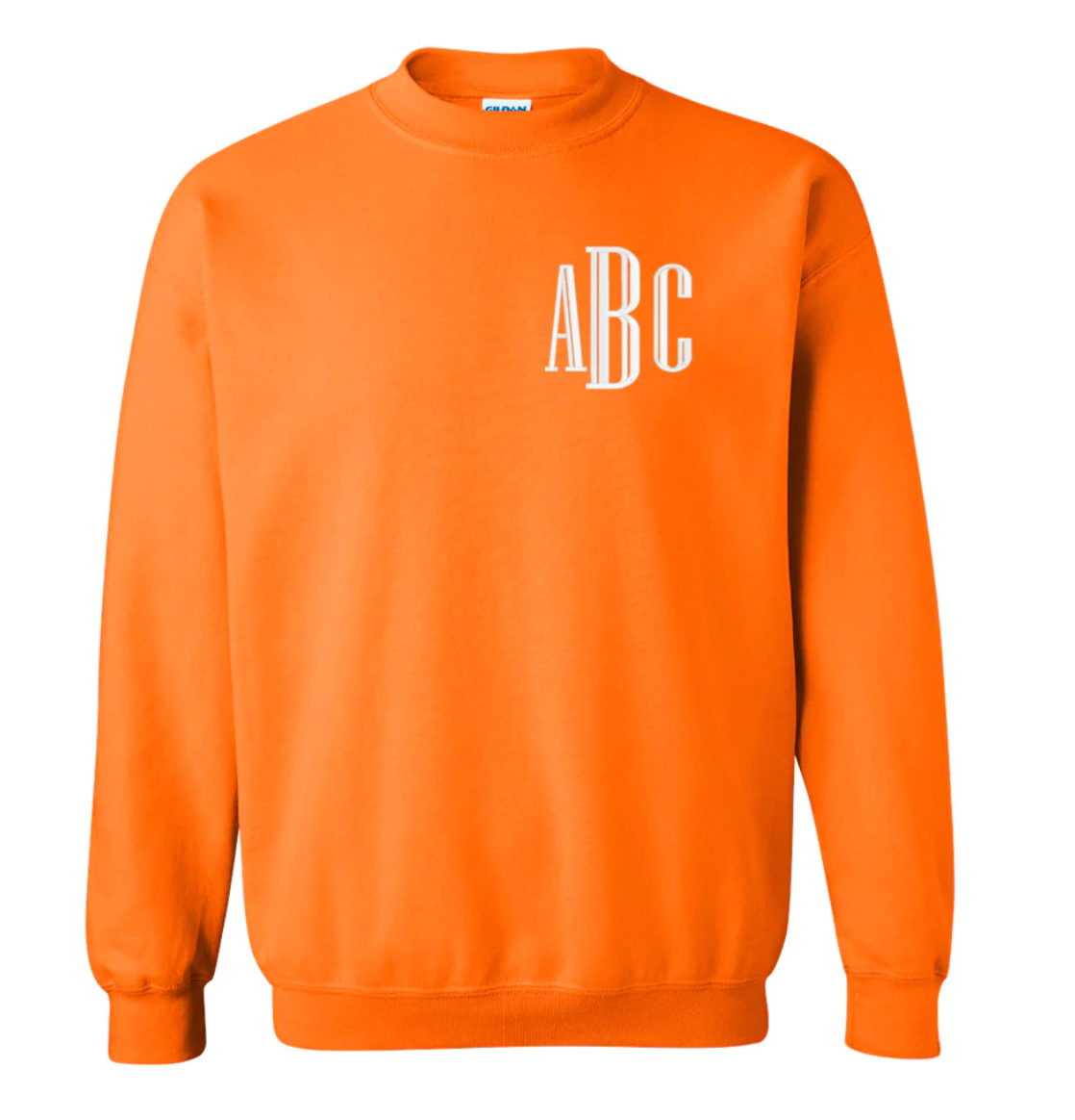 Neon Crewneck Monogrammed Sweatshirts