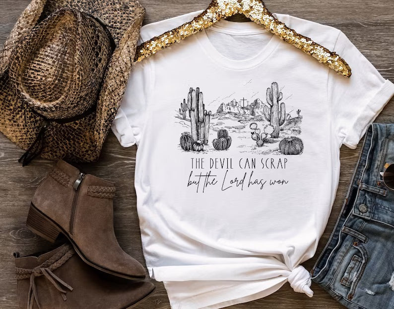 The devil can scrap but the Lord has won