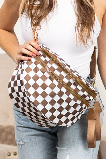 Wide Strap Large Crossbody Bag