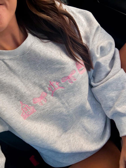 Worship Embroidery Sweatshirt