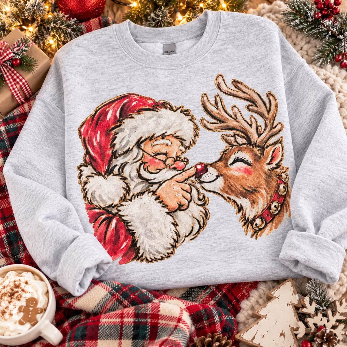 Santa & Rudolph Sweatshirt