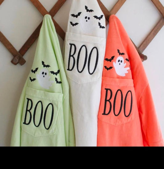 Boo Pocket Tees