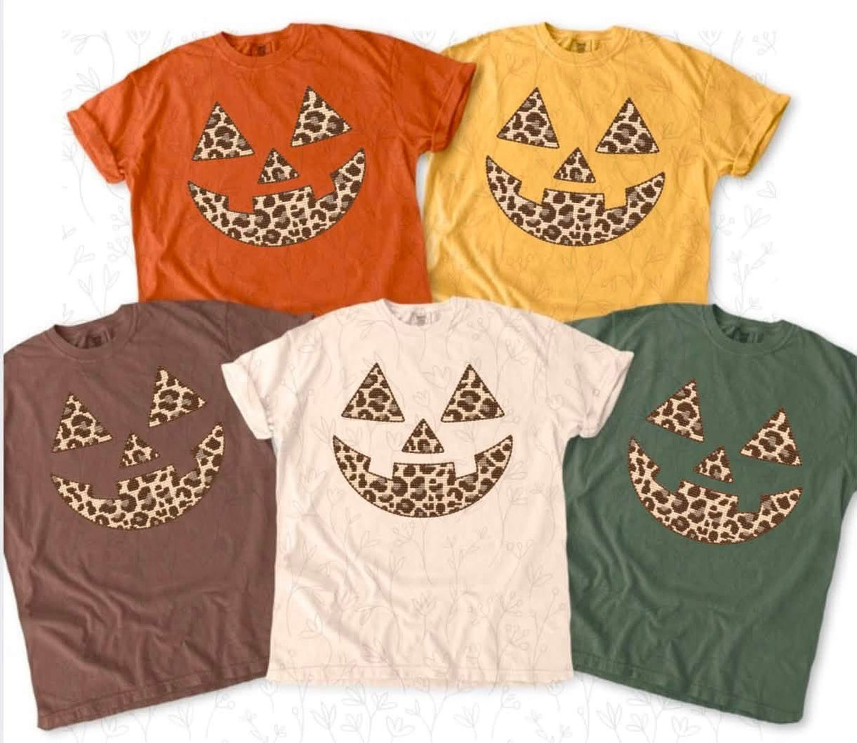 Leopard Pumpkin Face