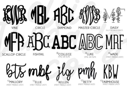 Toddler/Kid Monogrammed Sweatshirts