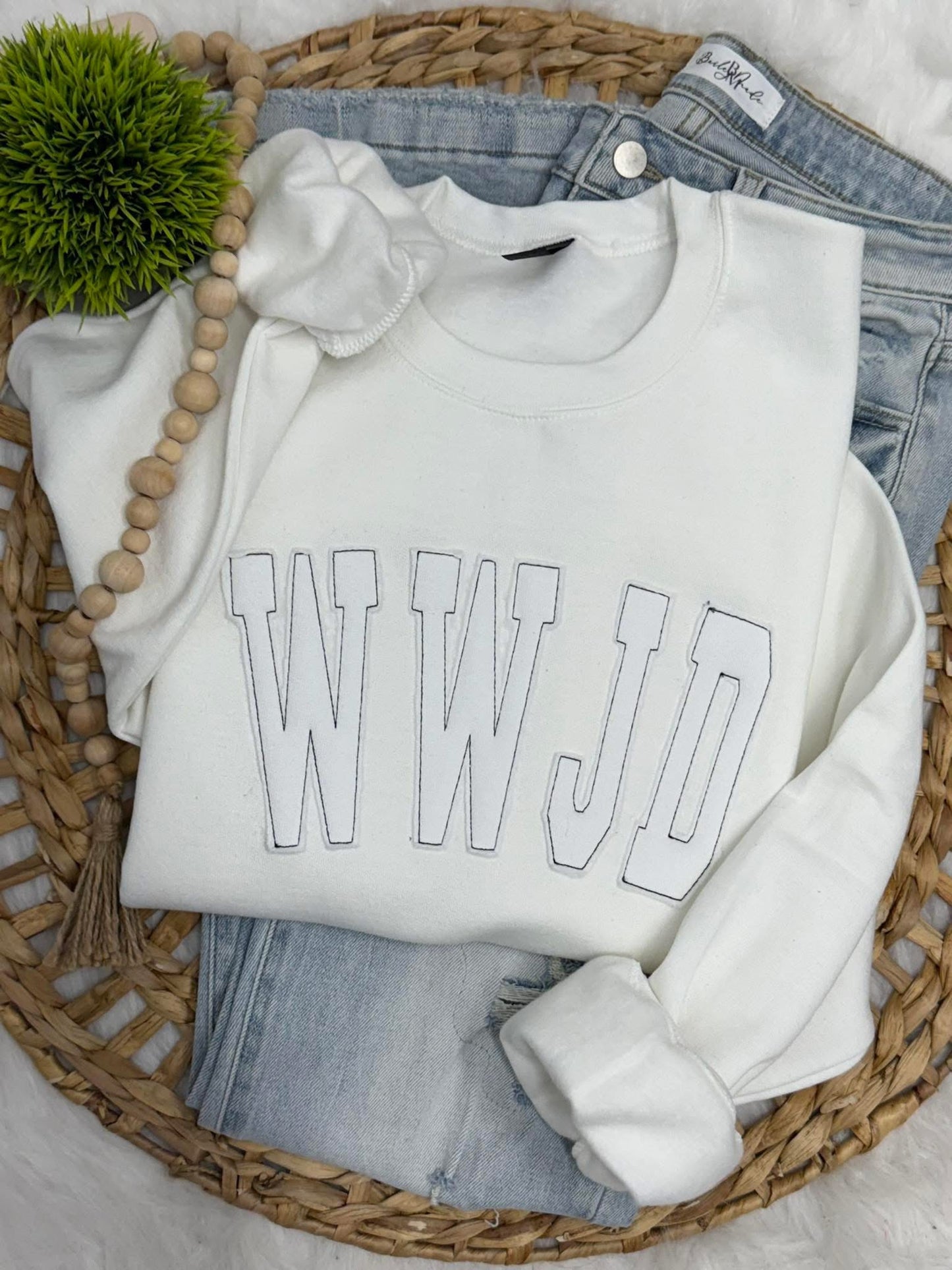 WWJD Raggy Sweatshirt