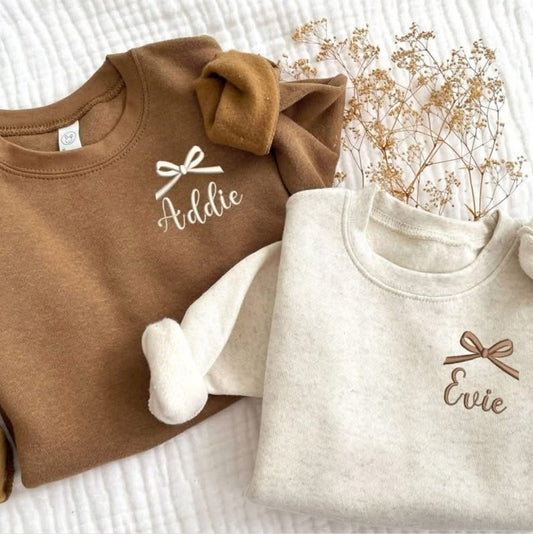 Toddler/Kid Monogrammed Sweatshirts