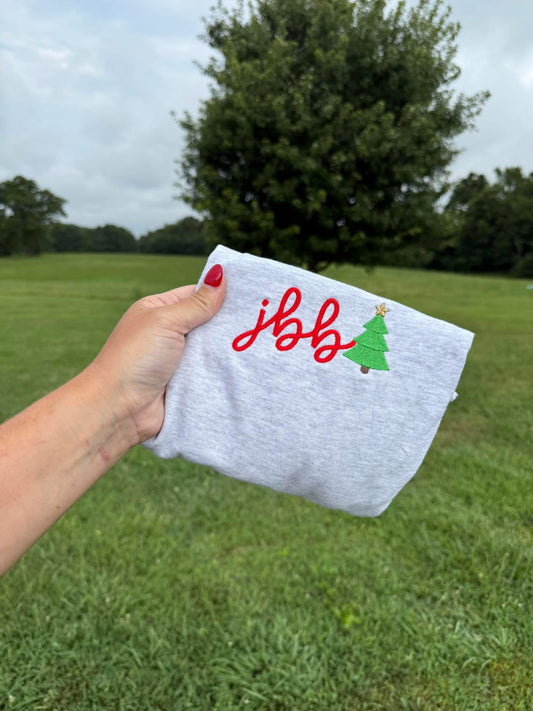Christmas Tree Monogram
