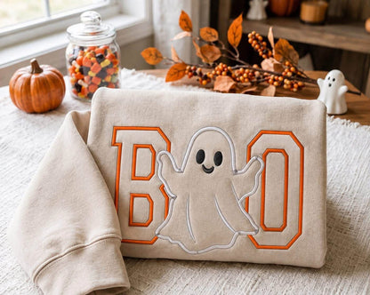 Full Chest Boo/Ghost Sweatshirt