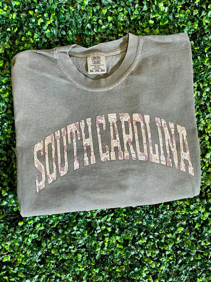 Camo State Name Tee