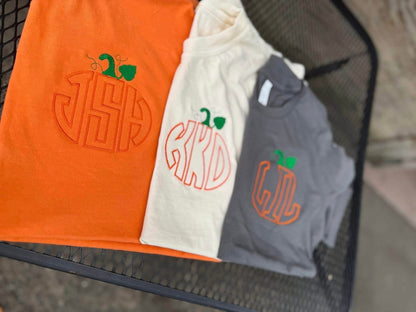 Simple Pumpkin Monogram