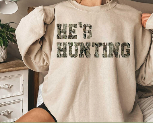 He's Hunting