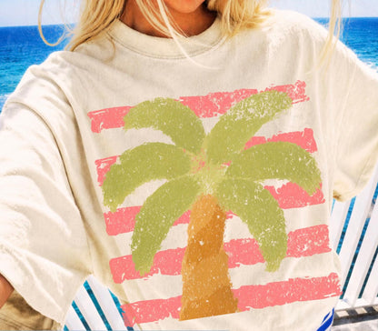 Summer Vibe Striped Tees