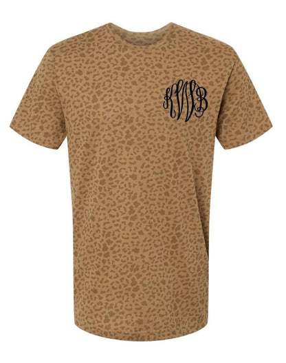 Leopard Print with Monogram!