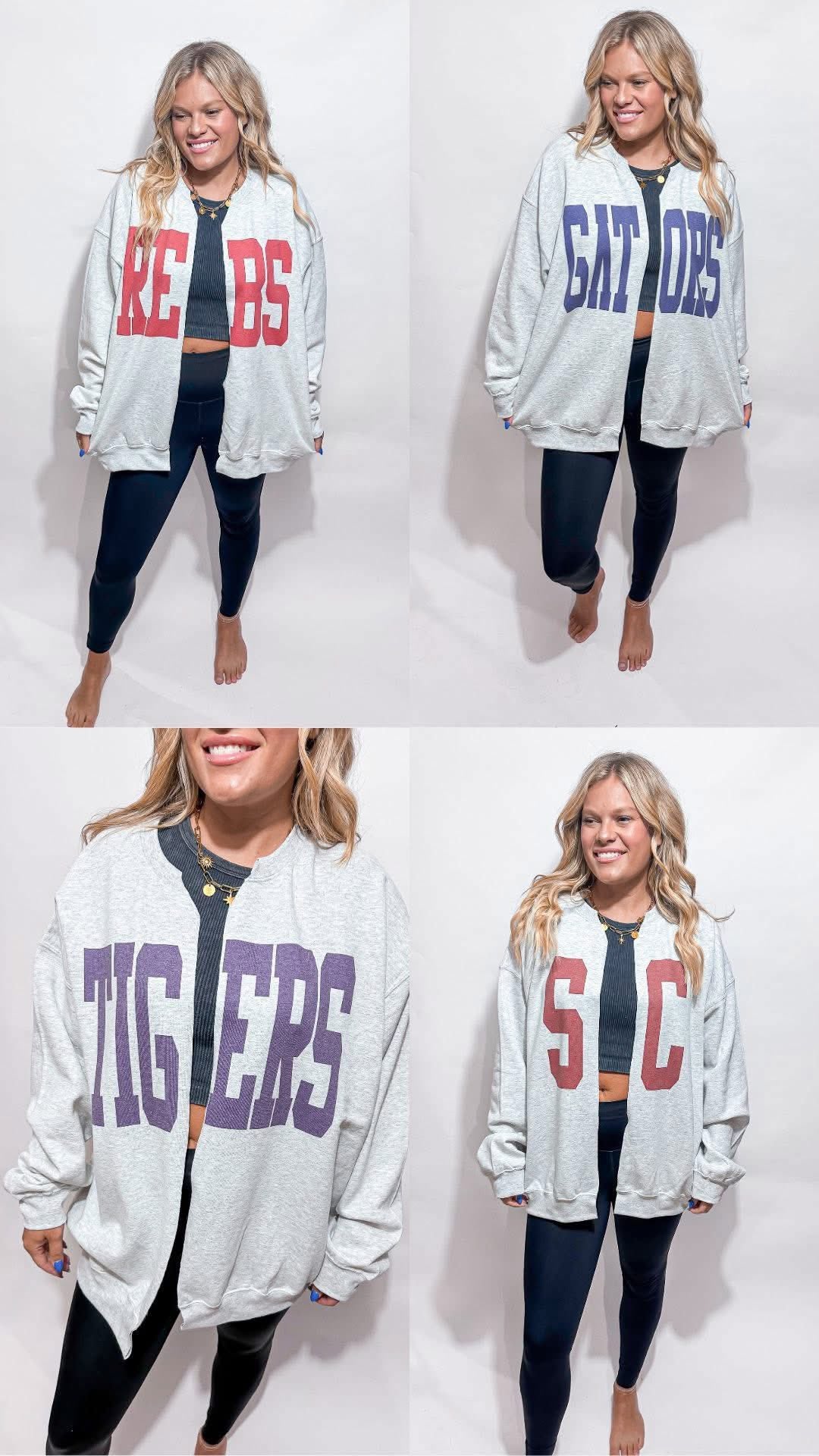 Sweatshirt Cardigans