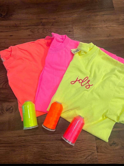 Neon CC Monogram Tee
