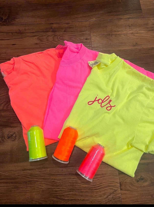 Neon CC Monogram Tee