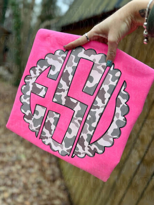 Duck Camo Monogram