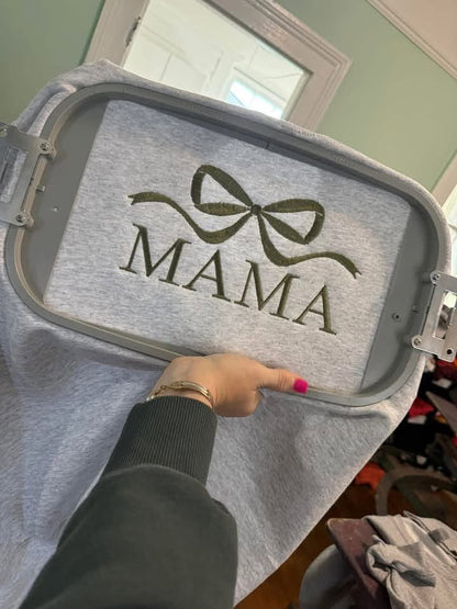 Custom Bow + Word Sweatshirt