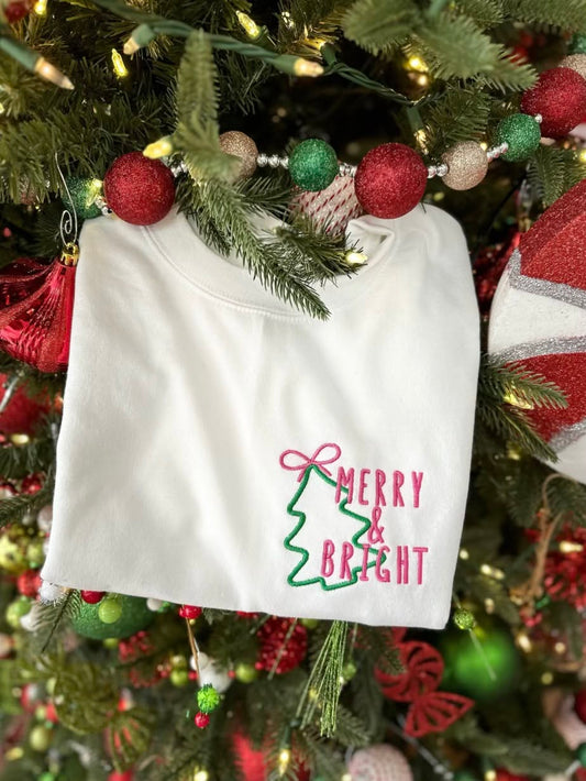 Merry and Bright Embroidery !