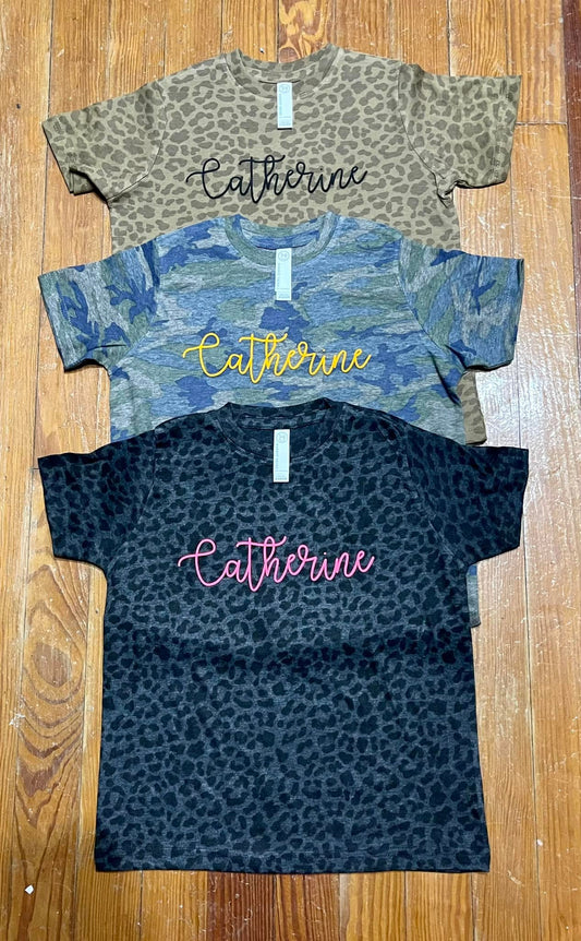 Girls Puff Tees