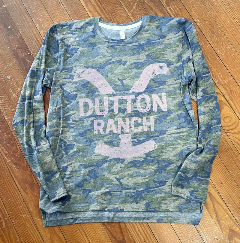 Dutton Ranch Camo Long Sleeve Tee