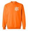 Neon Crewneck Monogrammed Sweatshirts