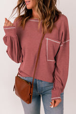 Oversized Waffle Knit Pullover
