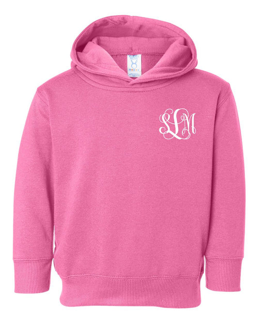 Monogrammed Toddler Hoodie